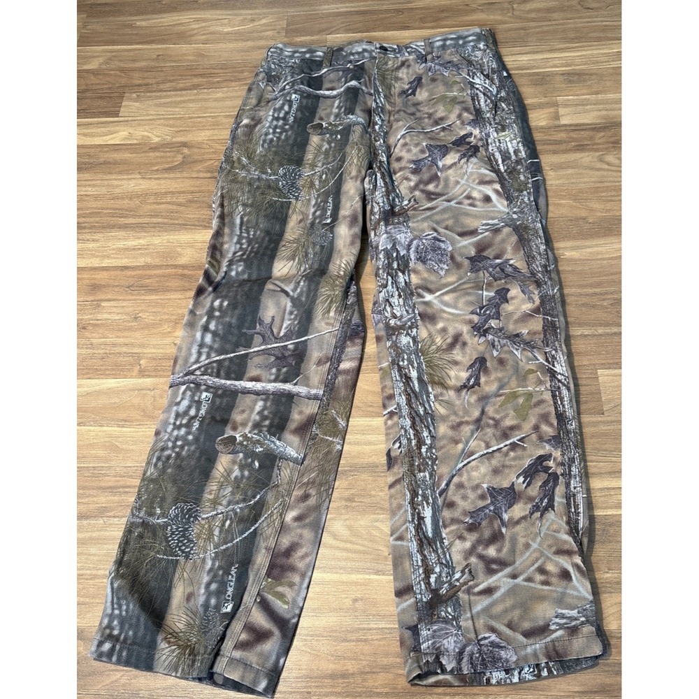 Diamondback Mens Longleaf Camo Hunting Pants 36x32 Cotton Canvas Straight Leg